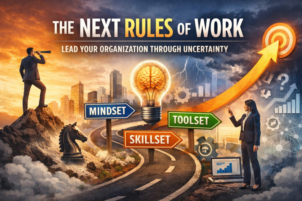The Next Rules of Work leadership framework mindset, skillset, and toolset for organizational adaptability